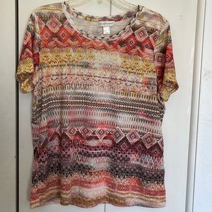 Christopher & Banks multi color top